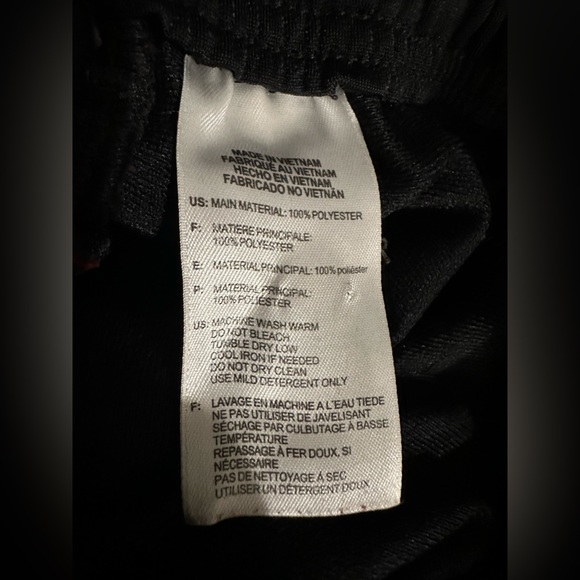 3/$17 Men’s Adidas Black - Red Stripes on the sides Size: S - Picture 2 of 6